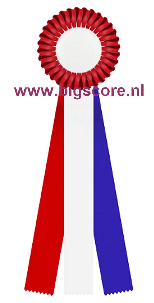 R 12 1-Ringsrozet Multi 3 liasters Blanco Ø 10,5 L: 25 cm met optie Full-Colour Ø 50 mm afslag
